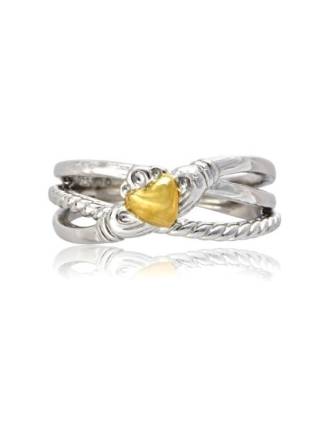 Crossover Claddagh Ring