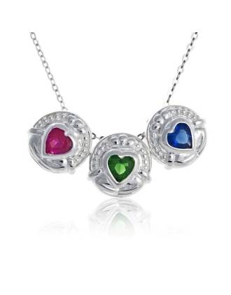 Claddagh Birthstone Charm