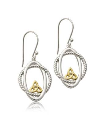 Oval Aran Trinity Earrings