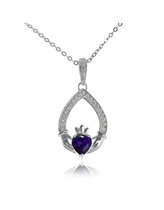 Edwardian Vintage Claddagh Pendant