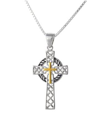 woven celtic cross