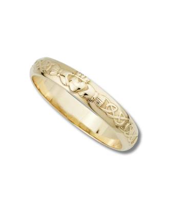 14K Gold Women’s Claddagh Wedding Ring