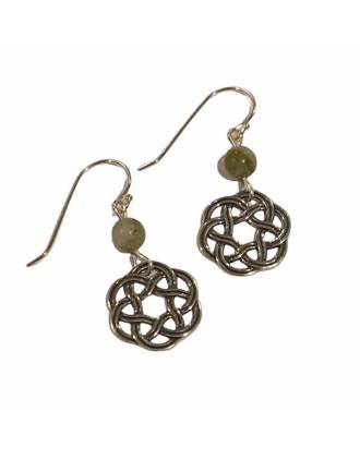 Celtic Connemara Marble Earrings