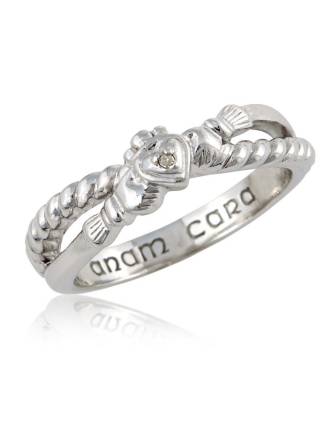 Aran Infinity Claddagh Ring
