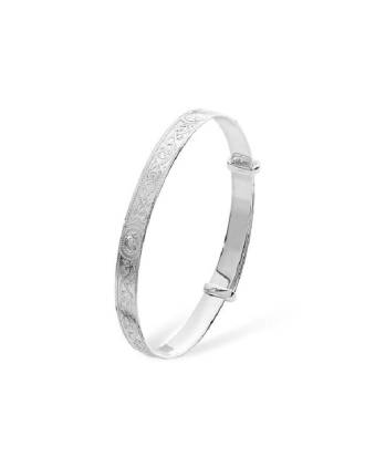 Engraved Celtic Baby Bangle | Celtic Baby Bangle