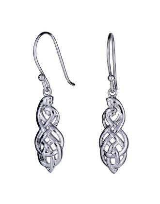 Celtic Couples Knot Earrings