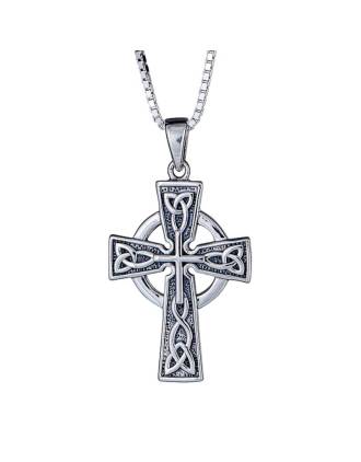 Bold celtic cross necklace