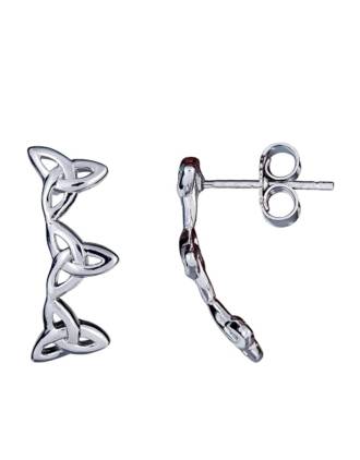 Celtic Knot Crawler Earring