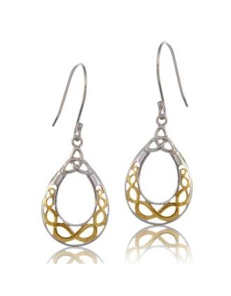 Celtic Knot Filigree Earrings