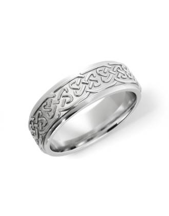 Celtic Lovers Knot Ring 14K Gold