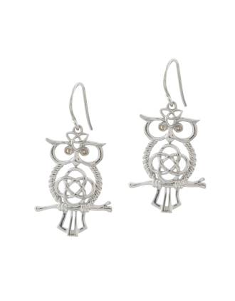 Celtic Owl Earrings