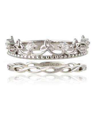 Celtic Tiara Stackable Ring