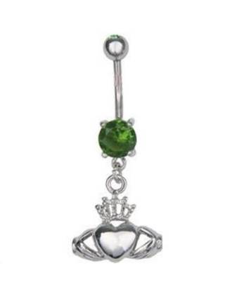 Claddagh Belly Ring