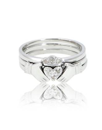Claddagh Stackable Ring Set