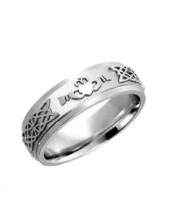 Claddagh Wedding Ring Sterling Silver