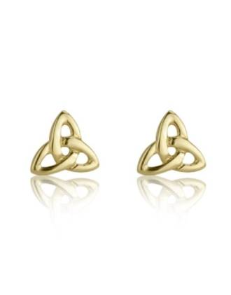 Gold Trinity Knot Earrings