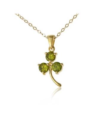 Green and Gold Shamrock