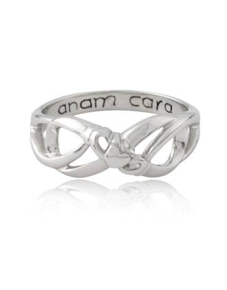 Claddagh Infinity Ring