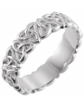 Mens Celtic Trinity Wedding Ring | Mens Celtic Wedding Ring