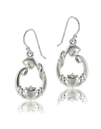 Mothers Claddagh Earrings