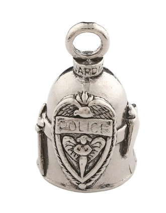 Policeman Guardian Bell Key Ring