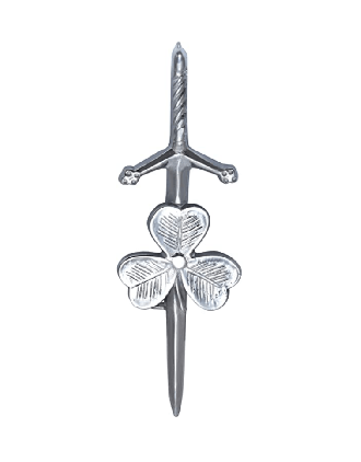 Irish Shamrock Kilt Pin | Kilt Pins | Shamrock Kilt Pin