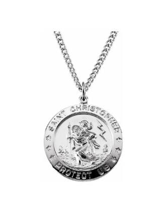 St. Christopher Medal with Irish Saying