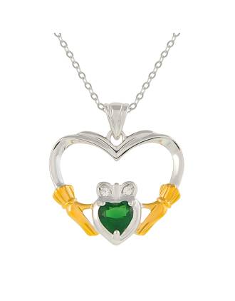 My Emerald Claddagh Heart