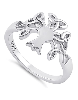 Tree of Life Ring | Tree of Life Ring Sterling Silver