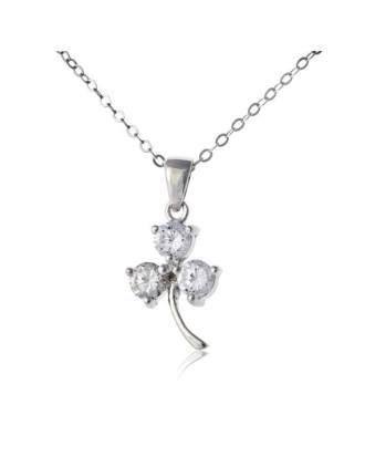 Shamrock CZ pendent