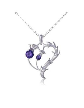 Thistle Heart Necklace