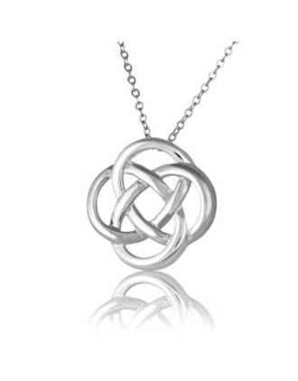 Celtic Friendship Knot Silver Pendant