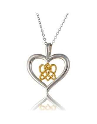 Celtic Lovers Knot Heart