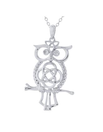 Celtic Owl Pendant