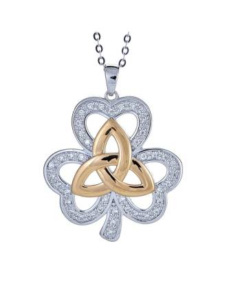 Trinity Shamrock Pendant