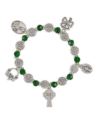 Irish Charm Rosary Bracelet