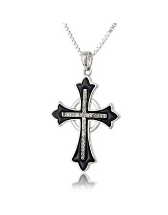 black and gold celtic cross