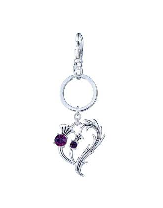 Thistle Heart Key Chain