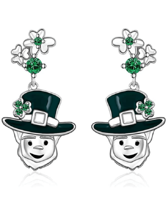 Leprechaun St Patrick's Day Earrings | St Patrick's Day Earrings