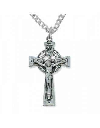 Pewter Celtic Crucifix