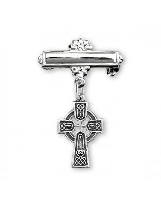 Celtic Cross Baby Bar Pin
