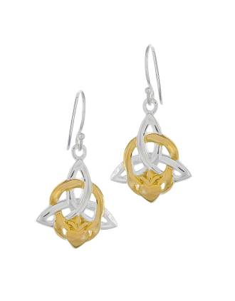 Claddagh Trinity Knot Earrings