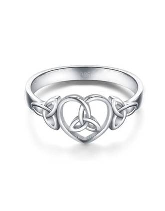 Celtic Love Knot Ring | Celtic Love Knot Heart Ring